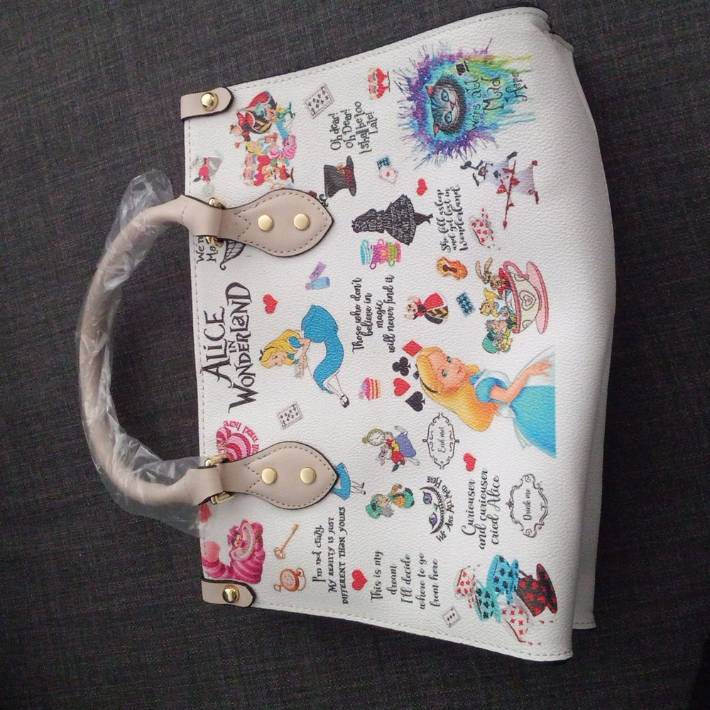 Alice in Wonderland Crossbody Purse